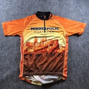 Minneapolis Duathlon‎ Cycling Jersey Mens Medium Bike Race Team Ortho Triathlon